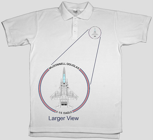 F-15 Eagle Polo Shirt